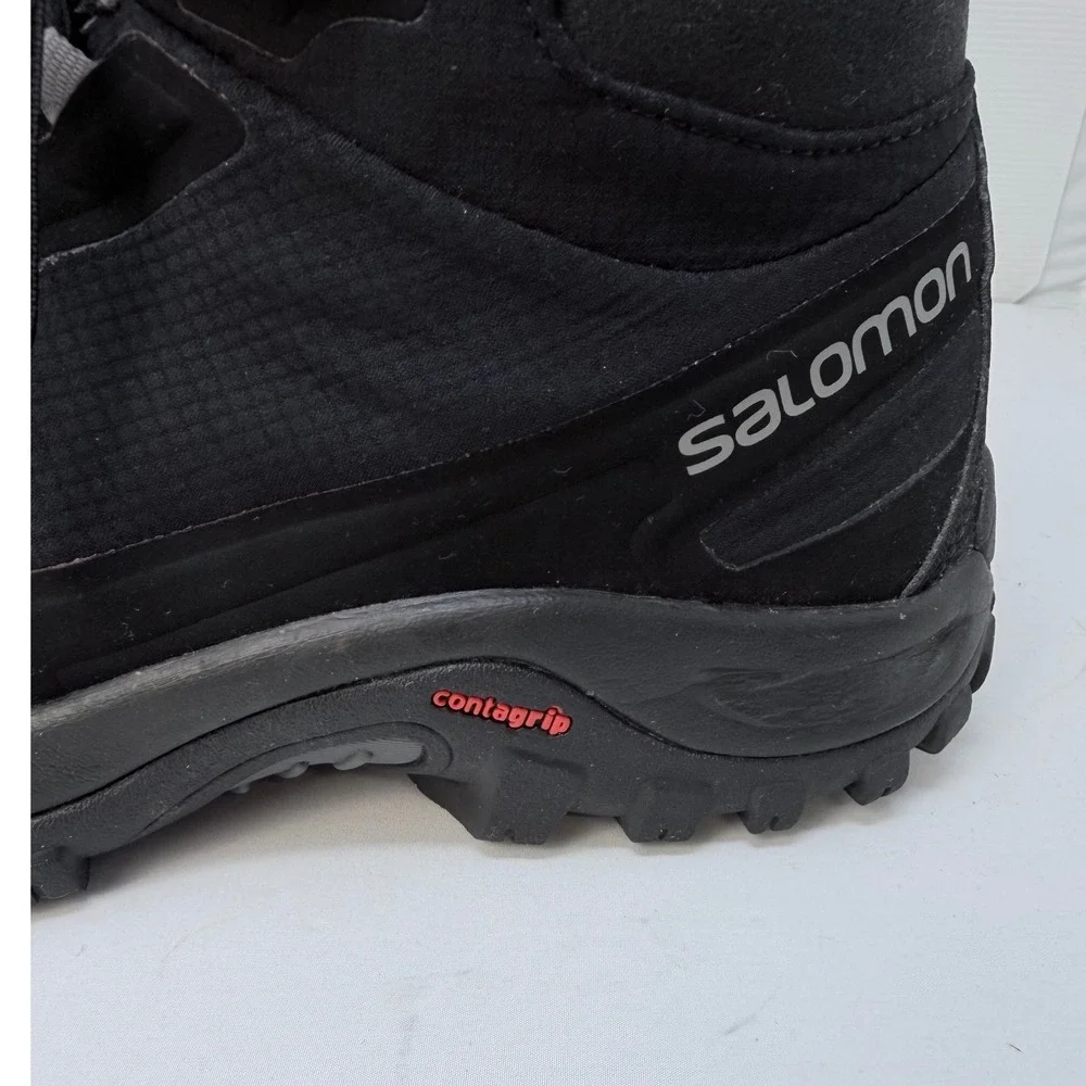 Salomon Shelter CS WP Men Black Softshell Waterproof Hiking Boots 376873